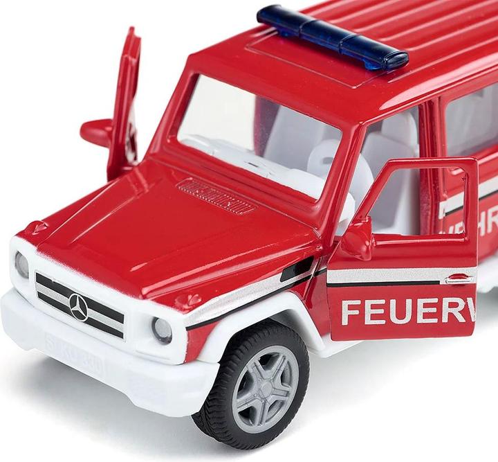 Actual product image Siku Mercedes AMG G 65 fire engine Super Series, 1:50, 155x75x65 mm, metal, from 3+