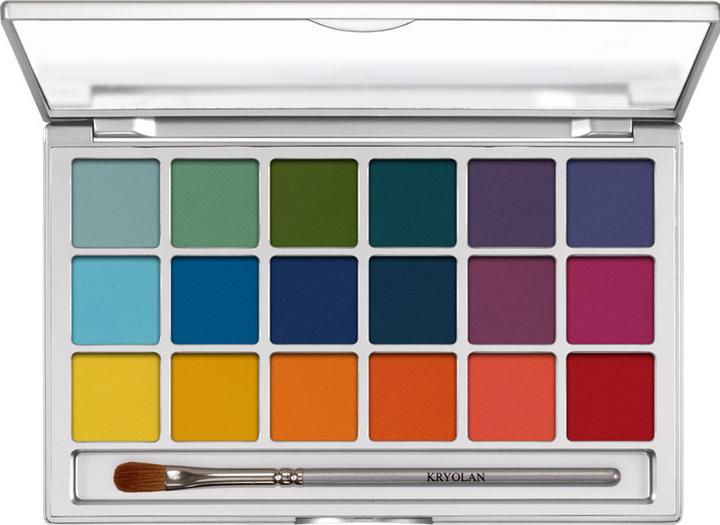 Kryolan Eye Shadow Variety 18 Farben V2