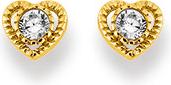 Image du produit Natsumi Schmuck Boucles d'oreilles coeur or 18K/750 (750/18 K Or jaune)