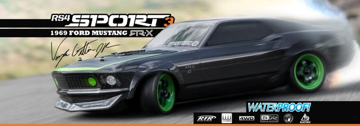 Actual product image HPI RS4 Sport Ford Mustang RTR-X (RTR Ready-to-Run)