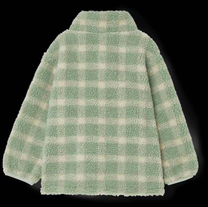 Image du produit Garbo & Friends Pile Teddy Jacket Sage Check (86)