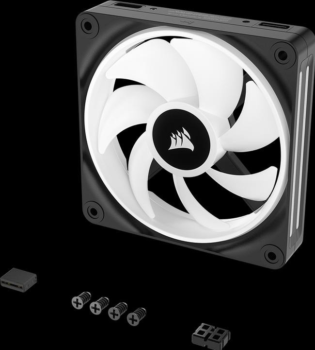 Image du produit Corsair Ventilateur iCUE LINK QX120 RGB 120 mm PWM (noir, kit d'extension) (120 mm, 1 x)