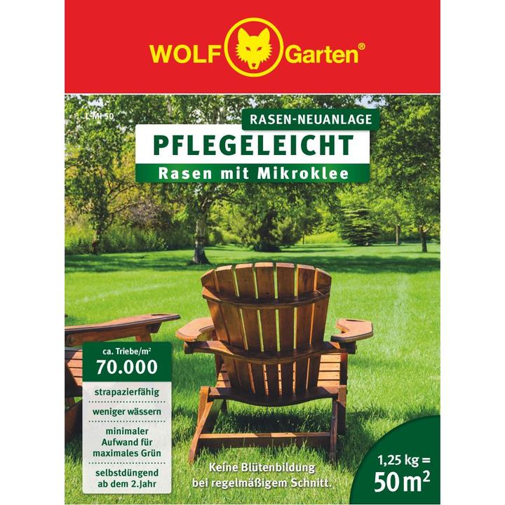 Image du produit Wolf-Garten Rasen mit Mikroklee L-MI 50 (Réensemencement de la pelouse)