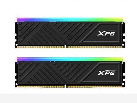 Actual product image Adata DDR4 64GB 3600-18 K2 XPG Spectrix D35G RGB black (AX4U360032G18I-DTBKD35G) (2 x 32GB, 3600 MHz, DDR4-RAM, DIMM)