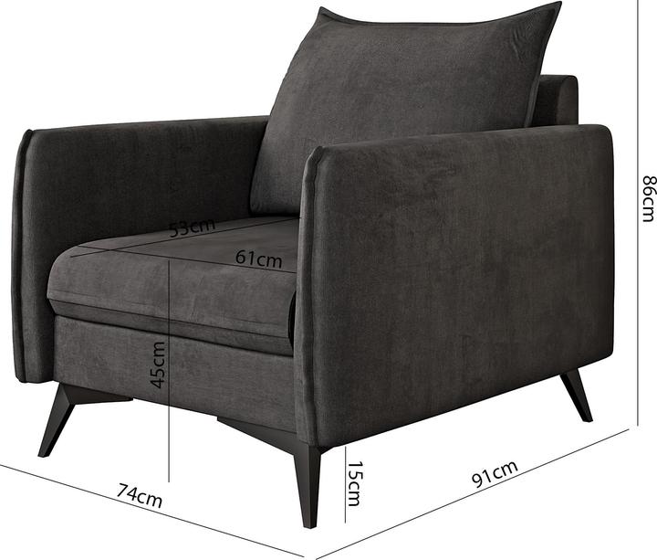 Actual product image Ropez Juli Bis (3-seater, Upholstery set, 2 person sofa, 1-seater)