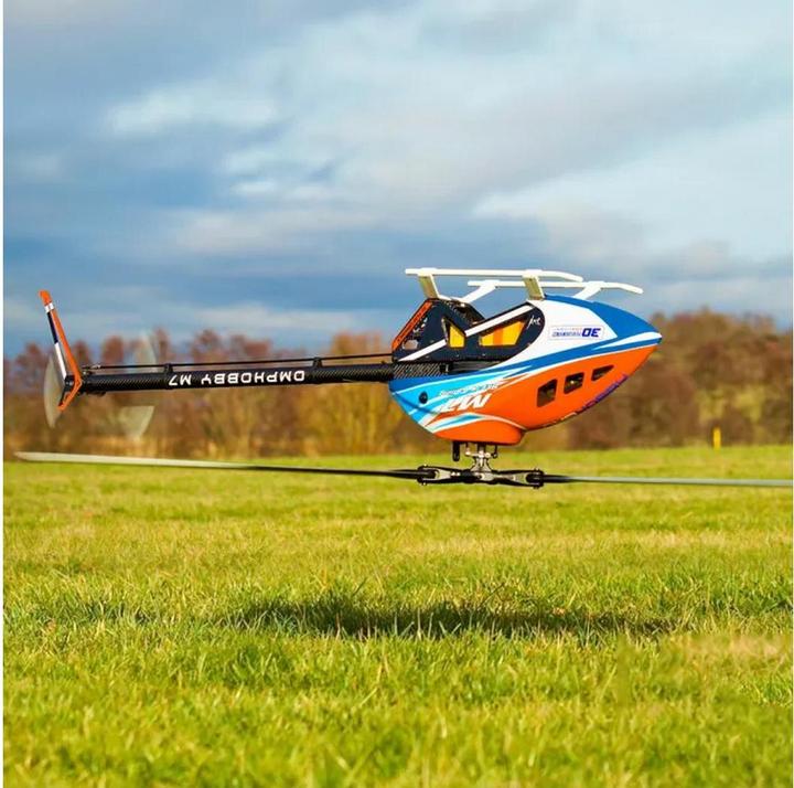 Actual product image OMP Hobby OMPHobby Helikopter M7 Sunset Orange Bausatz und Motor