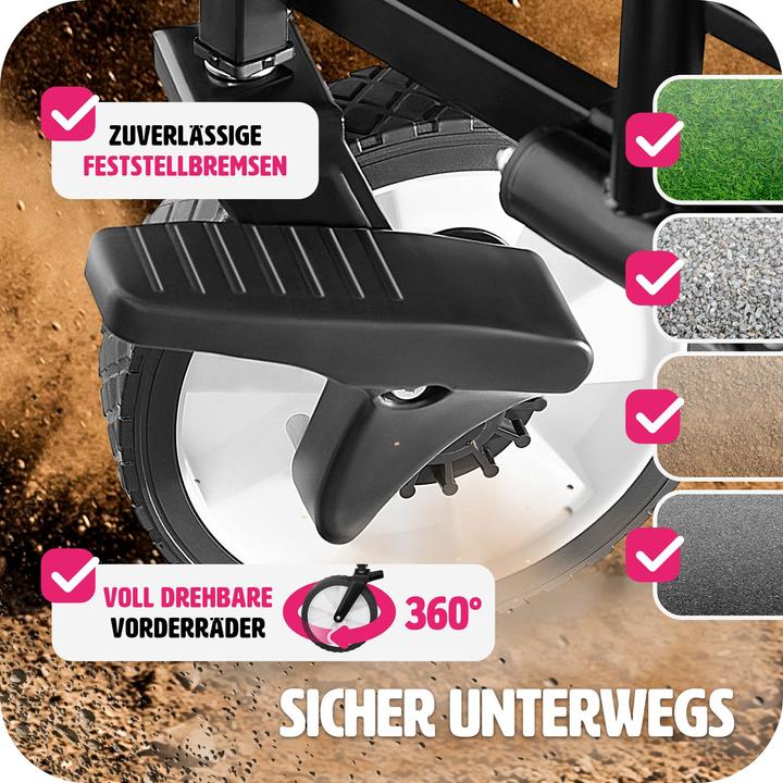 Produktbild tectake Faltbarer Bollerwagen Leon mit Bremsen