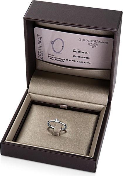 Actual product image Goldberg Diamant Solitaire 6-grip frame (50, 750/18 K Gold)