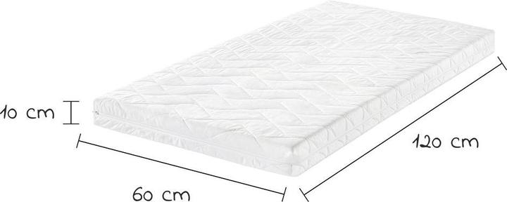 Image du produit Julius Zöllner Ensemble de 6 matelas pour lit bébé 60x120cm - Matelas Bébé Matelas Bébé & Matelas Enfant (60 x 120 cm)