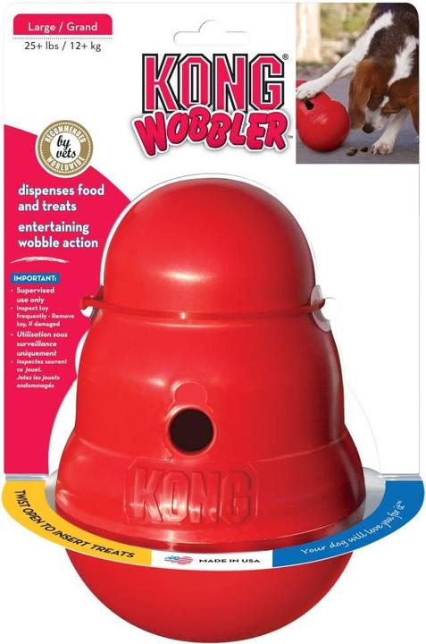 Actual product image KONG Wobbler (Dog food toy)