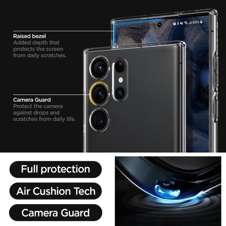 Actual product image Spigen Liquid Crystal (Samsung Galaxy S23 Ultra)