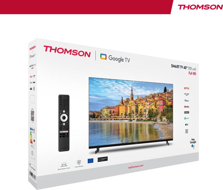Actual product image Thomson TV 40 Fhd Frameless Smart T2/C2s2 Google TV (40", LED, Full HD, 2023)