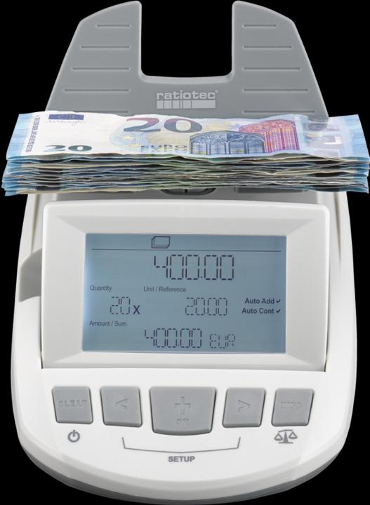 Produktbild ratiotec Geldwaage RS 1000 (Made in Germany) (Geldscheinzähler)
