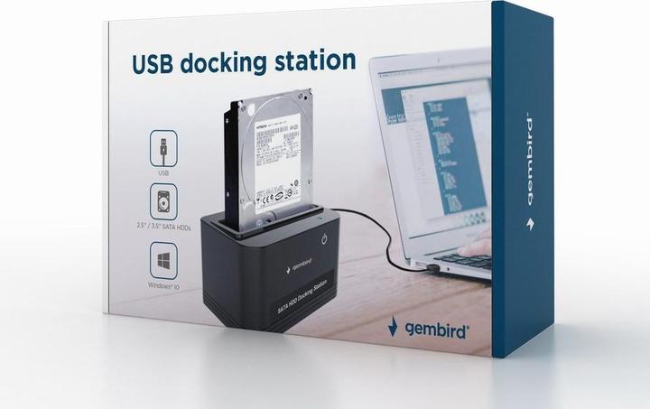 Actual product image Gembird HD32-U2S-5 Storage Drive Docking Station USB 2.0 Type-B (1 Ports)