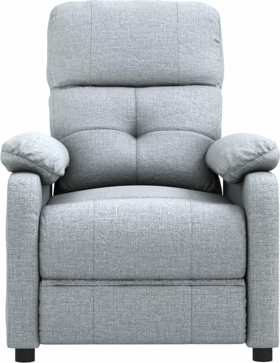 Image du produit VidaXL Fauteuil de massage Fauteuil TV Fauteuil relax Fauteuil de relaxation Gris clair