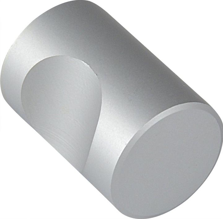 Actual product image Grimme Knob Alasco ø 15 mm, depth 24 mm, natural anodised aluminium