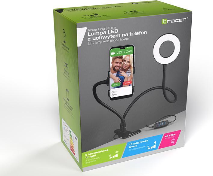 Produktbild Tracer RING 8,5 cm 48LED für einen Telefonhalter