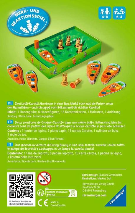 Immagine prodotto Ravensburger Lotti Carotti (Italiano, Francese, Tedesco)
