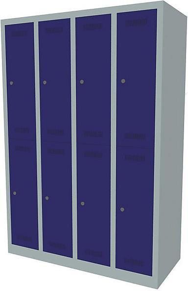 Produktbild Bisley MonoBloc™ Garderobenschrank, doppelstöckig (118.5 x 50 x 170 cm)