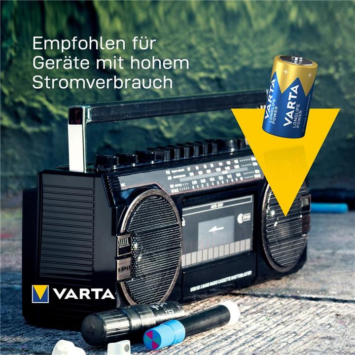 Image du produit Varta Longlife Power (1 pcs, D, 16500 mAh)