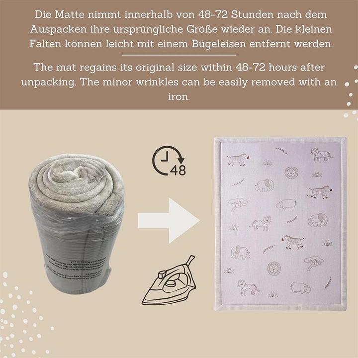 Actual product image Hakuna Matte Samtmatte, Wolke Spielmatte (160 x 120 cm)