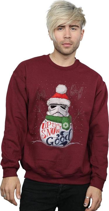 Actual product image Star Wars Mens Stormtrooper Up To Snow Good Sweatshirt (XXL)