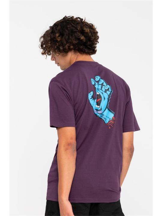 Actual product image Santa Cruz Screaming Hand Chest T-Shirt (S)
