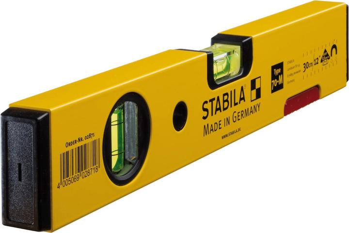 Immagine prodotto Stabila Livella a bolla d'aria Tipo 70 M Sistema di magneti a terre rare (30 cm)