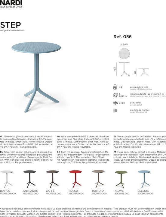 Actual product image Nardi Step (60.50 cm)
