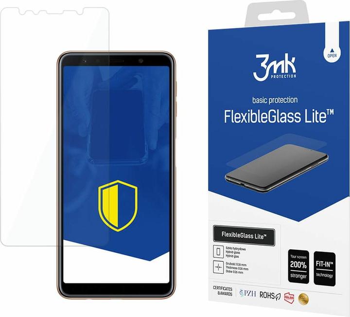 Produktbild 3MK Flexible Glass Lite do Samsung Galaxy A7 2018 (1 Stück, Samsung Galaxy A7 (2018))