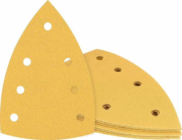 Actual product image Bosch Professional Zubehör Expert C470 Sandpaper with 7 holes for multi-sander, 100 x 150 mm, G 240, 10 pcs. (240)