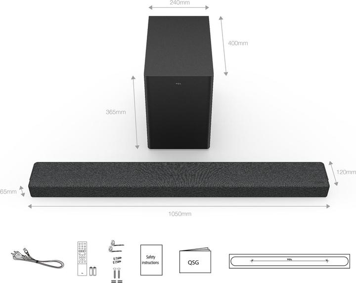 Actual product image TCL C935U (780 W, 5.1.2 Channel)