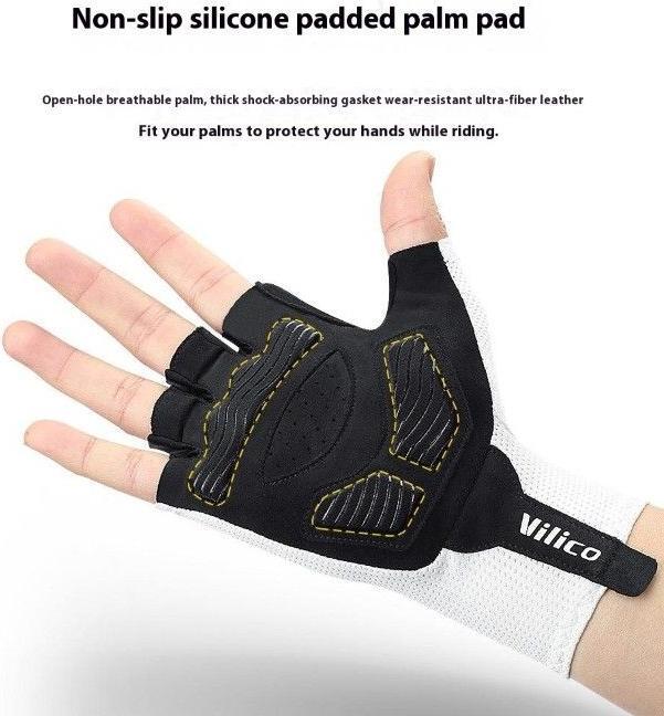 Produktbild Mu Sport Velohandschuhe mit atmungsaktivem Mesh-Gewebe (XL)