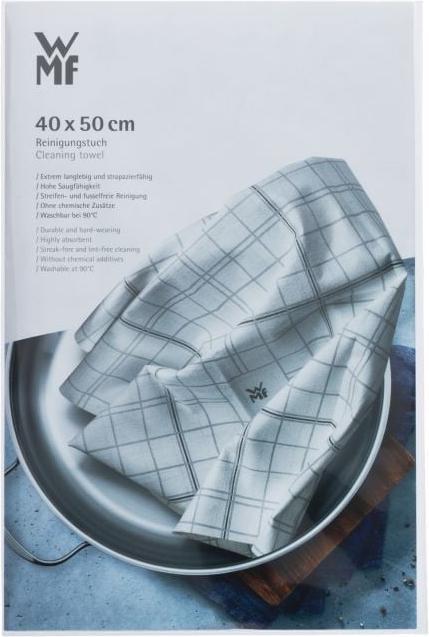 Produktbild WMF Reinigungstuch 50x40cm Microfaser hohe Saugfähigkeit waschbar bis 90°C (1 Stk.)