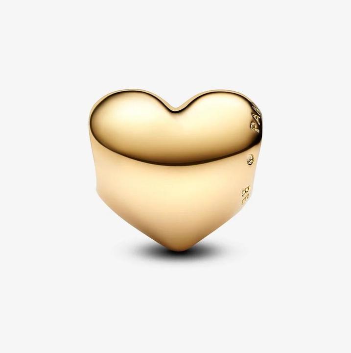 Actual product image Pandora Be Love Heart Charm (14K gold-plated)