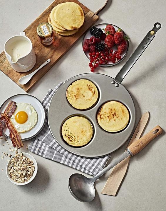 Actual product image de Buyer Blinis pan (27 cm, Frying pan, Iron, Steel)