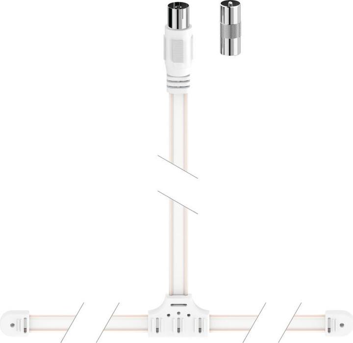 Produktbild Hama Wurfantenne (Dipole), Koax, inkl. Adapter (Parabolantenne)