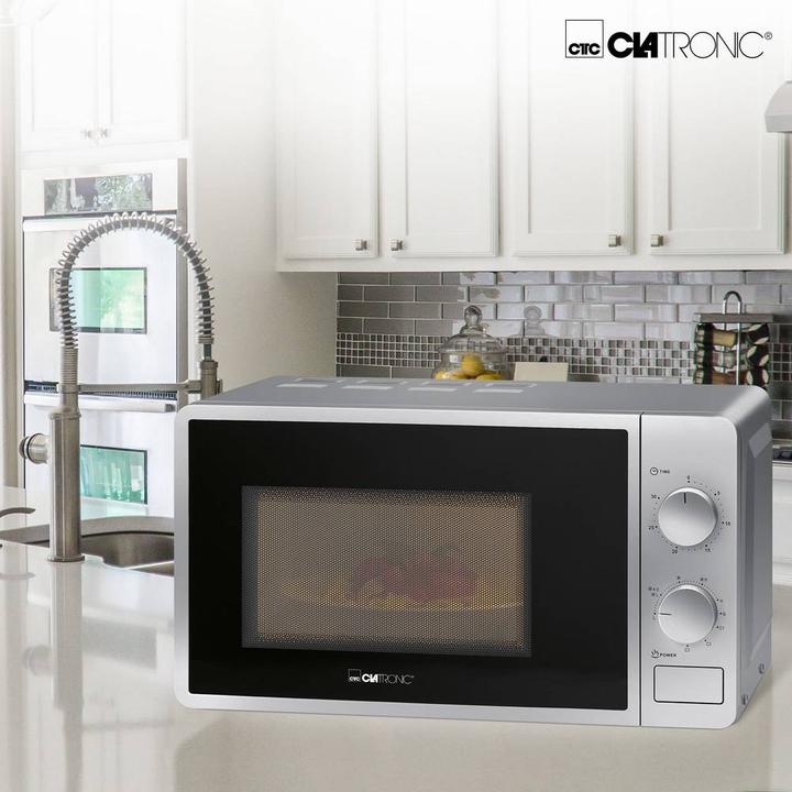 Produktbild Clatronic Mikrowelle MWG 792 silver (20 l)