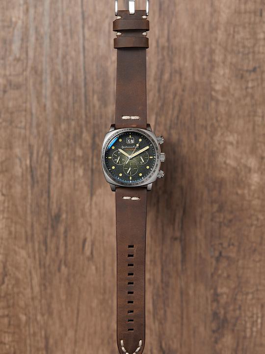 Actual product image Spinnaker SP-5068-02 Hull Chronograph 42mm 10ATM (Chronograph, 42 mm)