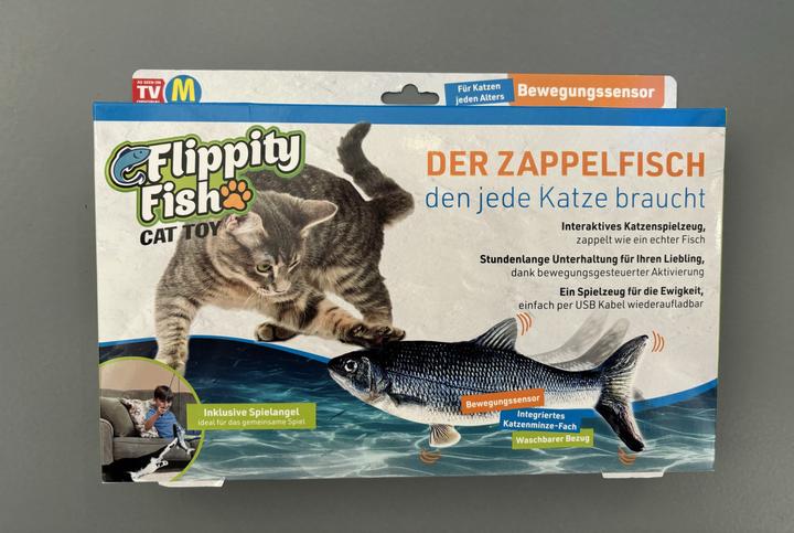 Actual product image MediaShop Flippity Fish (Catmint toy)