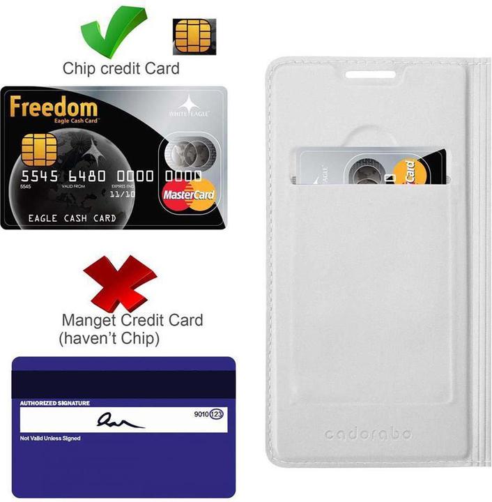 Actual product image Cadorabo Book Classy Style Cover (Samsung Galaxy A10, HTC One M10)