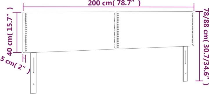 Produktbild VidaXL Thorn (200 x 5 x 88 cm)