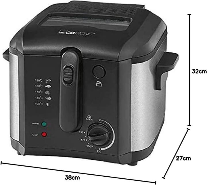 Actual product image Clatronic Deep fryer 1600 W FR 3649 Schwa (EU plug)