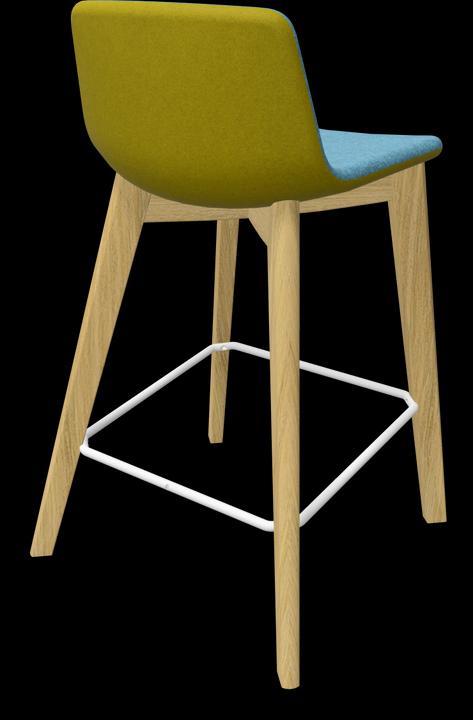 light blue melange, Ash natural light grey stained, Mustard