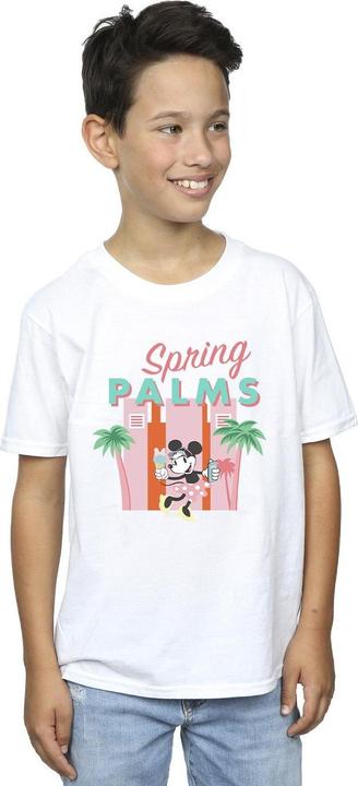 Actual product image Disney Boys Minnie Mouse Spring Palms T-Shirt (140, 146)