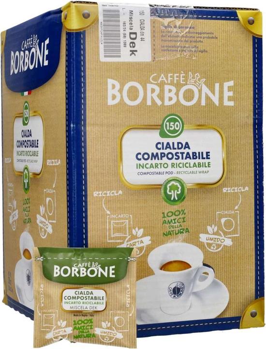 Caffè Borbone Coffee pods decaffeinated (150 x Port.)