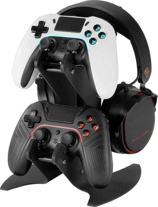 Actual product image Deltaco Gaming Dual controller & headset stand (Switch, PS5, PS4, Android, iOS, Mac, PC, PS3, PS4 Pro, Switch Lite, Switch OLED, Xbox Series X, Xbox Series S, Xbox One S, Xbox 360)