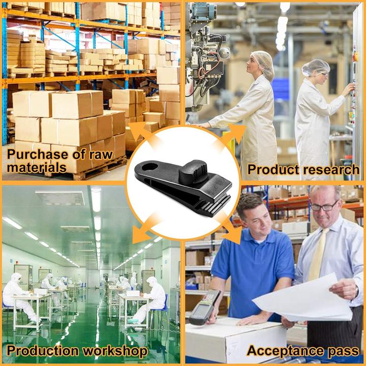 Produktbild Swissdetector Zangen - Robuste Planenclips - 10Stk