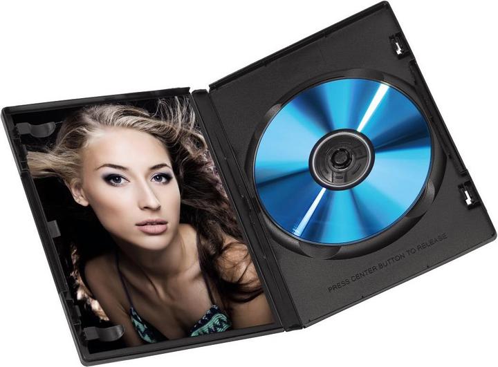 Produktbild Hama DVD Leerhüllen, 5er-Pack, Jewel Case Schwarz