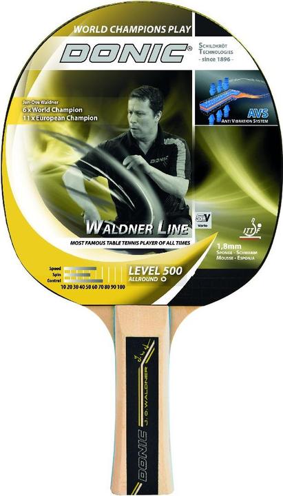 Produktbild Donic Schildkröt Table tennis bat DONIC Waldner 500 ITTF approved